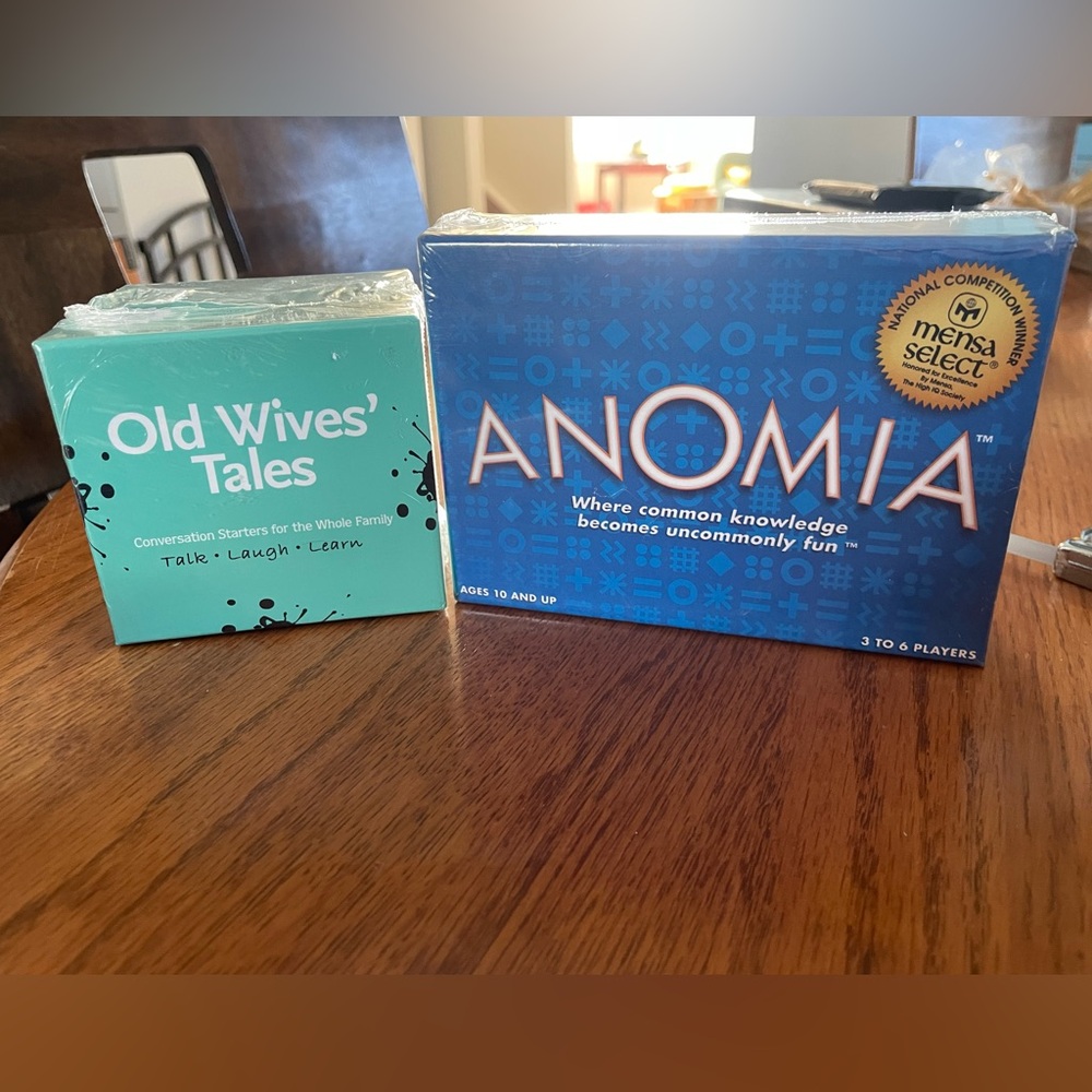 2/30$ 🛍️ Anomia & Word Teasers family games. Brand new in boxes